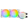 MSI MAG Core Liquid E240 White 2x120mm - 1179622 - zdjęcie 2